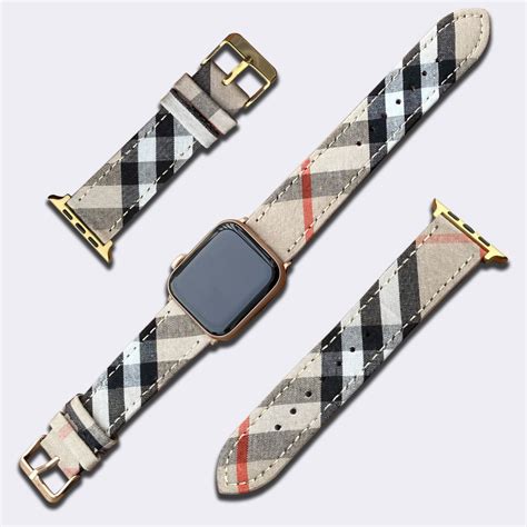 burberry iphone watch band|Burberry apple watch strap.